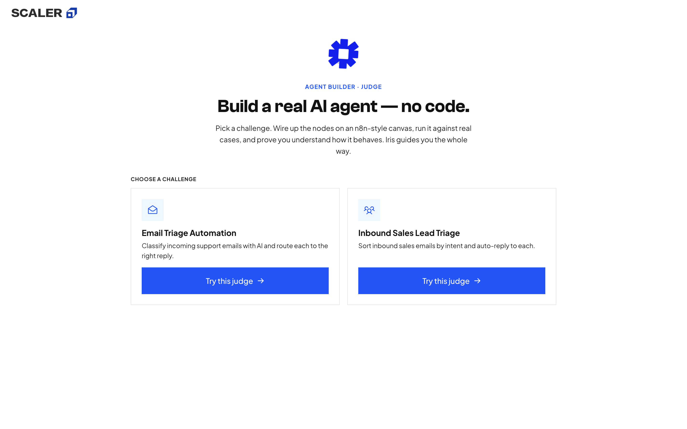 Version four: a challenge picker on the home screen